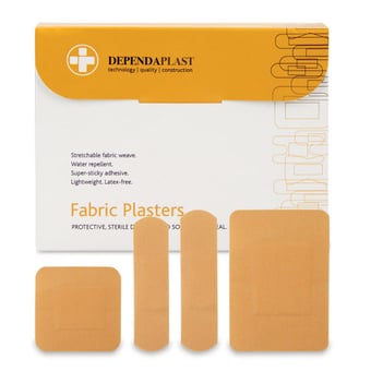 picture of Dependaplast - Fabric Plasters - Assorted - Box of 100 - [RL-516]