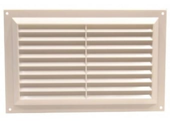 picture of Plastic Louvre Vent - White - 229 x 152mm - CTRN-CI-VE05P