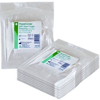 picture of HypaCover Self Seal Finger Dressing - Sterile - Pack of 12 - [SA-D7893PK12]