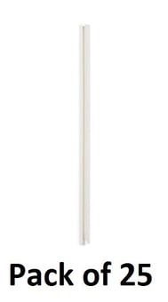 picture of Durable - Spine Bars - White - A4 - 12mm - Pack of 25 - [DL-291202]