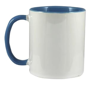 Picture of Branded With Your Logo Two Tone Mug Light Blue Handle & Inner - Pre-Printed - [MT-SUB/MUG2T/LBLU/36]