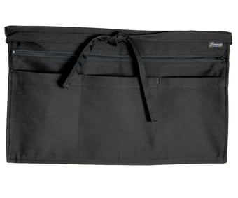 Picture of Dennys Full Zip Multi Pocketed Money Apron - Black - [BT-DW15]