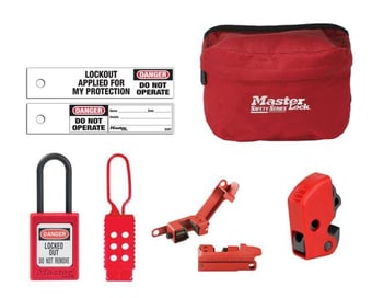 Picture of MasterLock Electrical Lockout / Tagout Kit - [MA-ELECKIT]