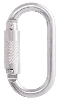 picture of Kratos Steel Quarter Turn-locking Karabiner - 16mm Gate Opening - [KR-FA5022418]