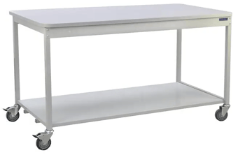 picture of Slingsby Mobile Heavy Duty Mailroom Workbench with Lower Shelf - 965H x 900D x 1530L mm - [SLB-389953] - (LP)