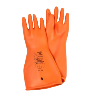 picture of NOVAX Class 0 Latex 14 Inch Insulating Gloves - 5 cal/cm² - CD-CLY 560-1406