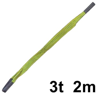 picture of Climax Webbing Sling - Yellow - 3t 2m - [CL-SLING-3T2M]