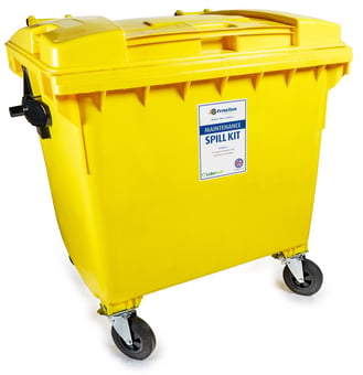 picture of FyterTech 1000L Maintenance Spill Kit - 4 Wheeled Bin - [DA-17-1100]
