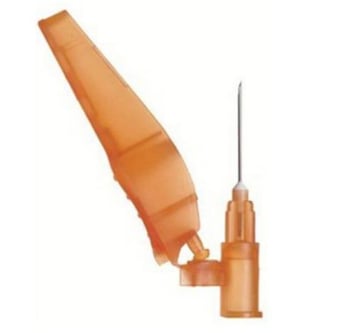 Picture of Safety Hypodermic Needle - SOL-CARE - 25g X 1.1/2" (40mm) - Pack of 100 - [CM-SN2515]