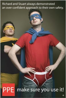 picture of Richard And Stuart Always Demonstrated An Over Confident Approach To Their Own Safety Poster - 525 x 775Hmm - Encapsulated - [AS-POS68]