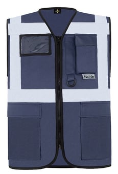 picture of Korntex Berlin Safety Vest Multifunctional with Pockets - Navy - KTX-KXMFN