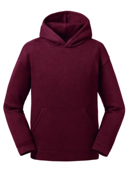 picture of Russell Children's Authentic Hooded Sweat Burgundy Red - Age 13-14 Years - [BT-R265B-BUR-1314]