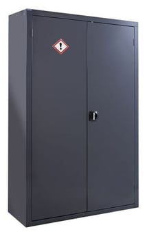 picture of QMP CoSHH Cupboard - 3 Shelves - 1800H x 1200W x 460D mm - [QM-CZ181246ZKXX]