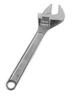 Picture of Silverline 450mm Adjustable Wrench with 57mm Jaw - [SI-WR55]