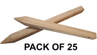 picture of Prosolve Wooden Marking Out Stake - 1500mm - Pack of 25 - [PV-WMOS154040]