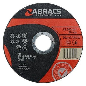 picture of Abracs Proflex 100mm x 3mm x 16mm DPC Stone Cutting Disc - C30S4BF Grade - Box of 25 - [ABR-PF10030DS]