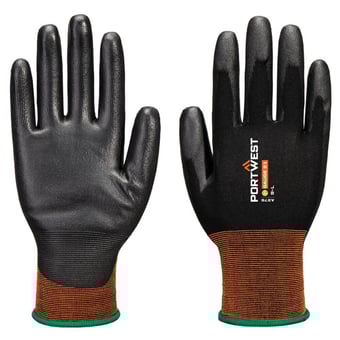 picture of Portwest A376 - GP Grip 21 PU Glove - Pair - Black - PW-A376K8R