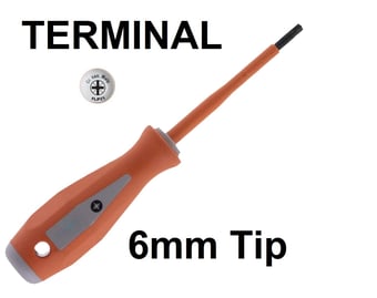 picture of Boddingtons - Premium Insulated Screwdriver - 6mm Tip - Terminal - [BD-112302]