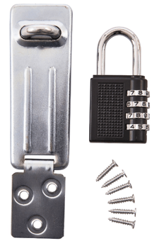 picture of Amtech Combination Padlock and Hasp - [DK-T2325]