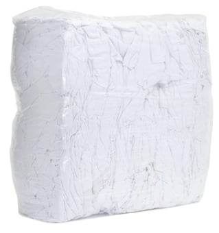 picture of ProSolve Mixed Cotton Rags White - 10kg - [PV-PVMRCW10]