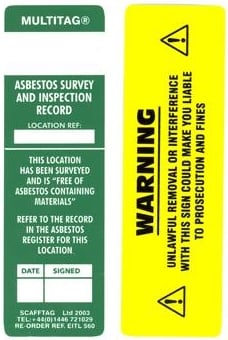 picture of Asbestos Tags and Accessories
