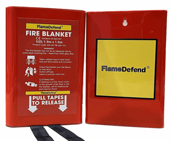 Picture of FlameDefend - Fire Blanket In Rigid Case - 1.m x 1.m - Box Deal 20 - [IH-SGI-GF-FB-025-1X1]