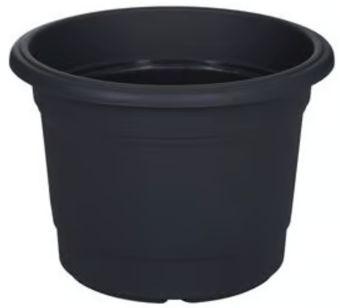 Picture of Whitefurze 35cm Round Milano Planter - Gunmetal - Box Deal of 10 - [IH-WHFG01R354]