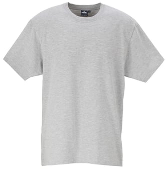 picture of Portwest - Turin Cotton T-Shirt - Heather Grey - PW-B195HGR