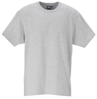 Picture of Portwest - Turin Cotton T-Shirt - Heather Grey - PW-B195HGR