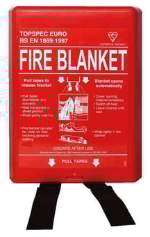 picture of Hard Case Fire Blanket - 1.0 x 1.0m - [FMC-PFB1]