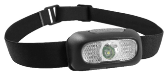 picture of USB Rechargeable Head Torch - 3W White LED and Dual Ultra Bright Red LEDs - 3.7V 400mAh - [UM-67801] - (DISC-X)