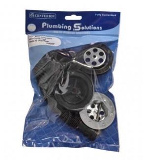 Picture of 1 1/2" BSP Chromed Bath Combined Waste & Overflow - CTRN-CI-PA85P