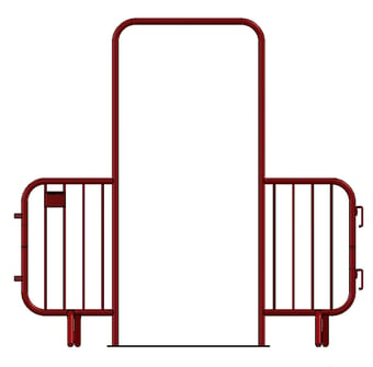 picture of Crowd Control Walkway Barier - 2.3m Length - Minimum Order Quantity 10 - [DB-071064] - (HP)