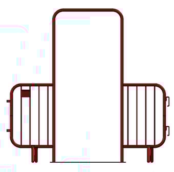 Picture of Crowd Control Walkway Barier - 2.3m Length - Minimum Order Quantity 10 - [DB-071064] - (HP)