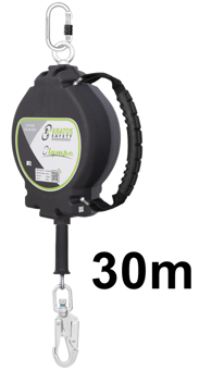 picture of Kratos Retractable Wire Fall Arrest Block With Galvanised Steel Wire Rope - 30 mtr - [KR-FA2040030]