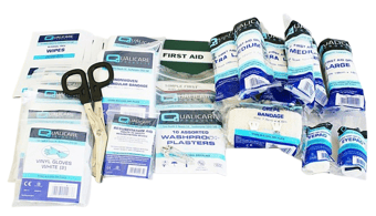picture of Qualicare HSA 1-10 First Aid Kit - Refill - [SHB-QF1610R]