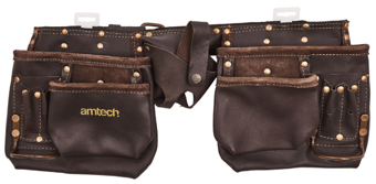 Picture of Amtech 12 Pocket Heavy Duty Leather Tool Belt - [DK-N1045]