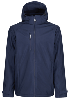 Picture of Regatta Men's Erasmus 4-In-1 Softshell Jacket - Navy/Navy Blue- BT-TRA713-NVYNVY