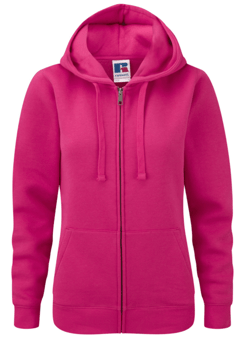 Picture of Russell Ladies' Authentic Zipped Hood - Fuchsia Pink - BT-266F-FUCHSIA