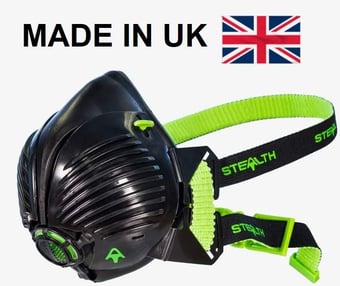 picture of Stealth Reusable Half Mask With P3 HEPAC Filters - Size Medium/Large - [STH-SL1500P3-ML]