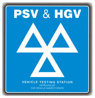 picture of PSV and HGV - MOT 3 Triangles Sign - 625 x 600mm - [PSO-MSH7550]