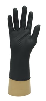 Picture of Polyco GL897 Black Nitrile Powder Free Disposable Gloves AQL 1.5 - Box of 50 Pairs - [BM-GL897]