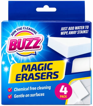 picture of Buzz Magic Cleaning Eraser Sponges - Pack of 4 - [OTL-320500]