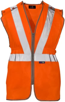 Picture of RAILWAY Pull Apart Orange Hi-Vis Vest - ST-35341