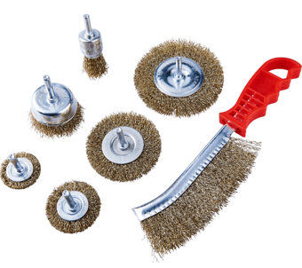 picture of Amtech 7 Piece Wire Brush Set - [DK-F3610]