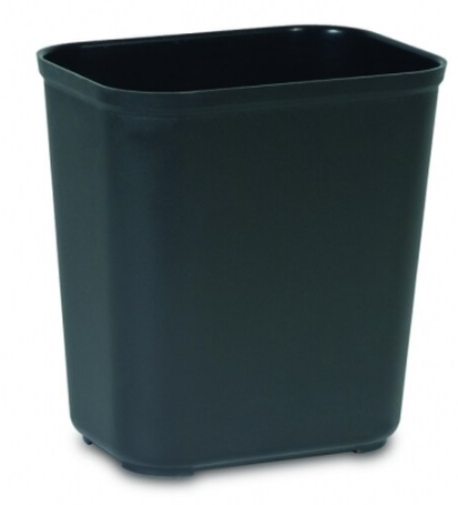 picture of Rubbermaid Fire Resistant Wastebasket 13.2 L - Black - [SY-R050712]    