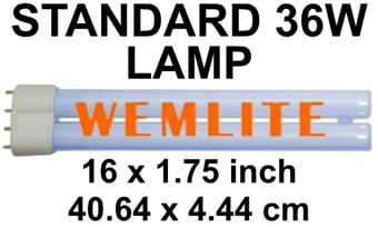 picture of Wemlite - 36 Watts Lamp For Fly Killers - BL368 - Standard UV - [BP-LL36WX-W]