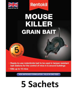 picture of Rentokil Mouse Killer Grain Bait - 5 Sachet - [RH-PSM21]