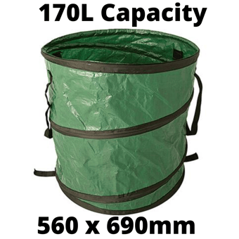 picture of Silverline - Pop-Up Garden Sack - 560 x 690mm - 170L Capacity - [SI-589689] - (DISC-R)