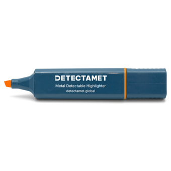picture of Detectable Non Retractable Orange Highlighter With Chisel Tip - [DT-150-A06-P08-A08]